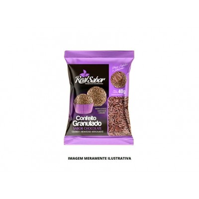 GRANULADO CHOCOLATE REAL SABOR 1X50X40G